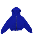 BOXY FIT ZIP UP HOODIE VL2 - humanmob.cl