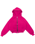 BOXY FIT ZIP UP HOODIE VL2 - humanmob.cl