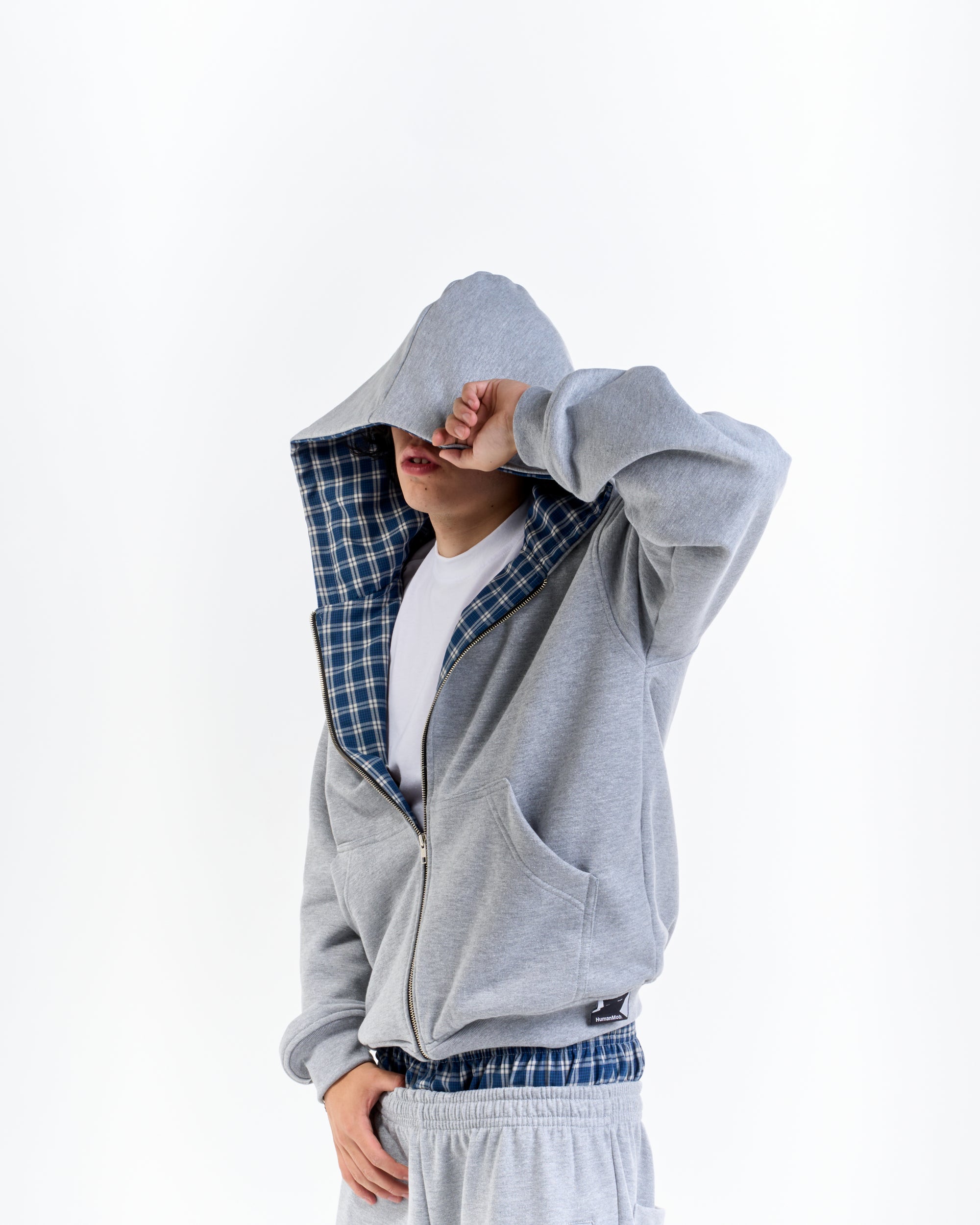 TARTAN REVERSIBLE ZIP UP (PREVENTA)