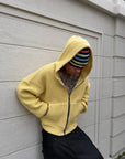HEAVYWEIGHT ZIP UP SWEATER
