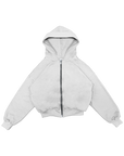 BOXY FIT ZIP UP HOODIE VL2