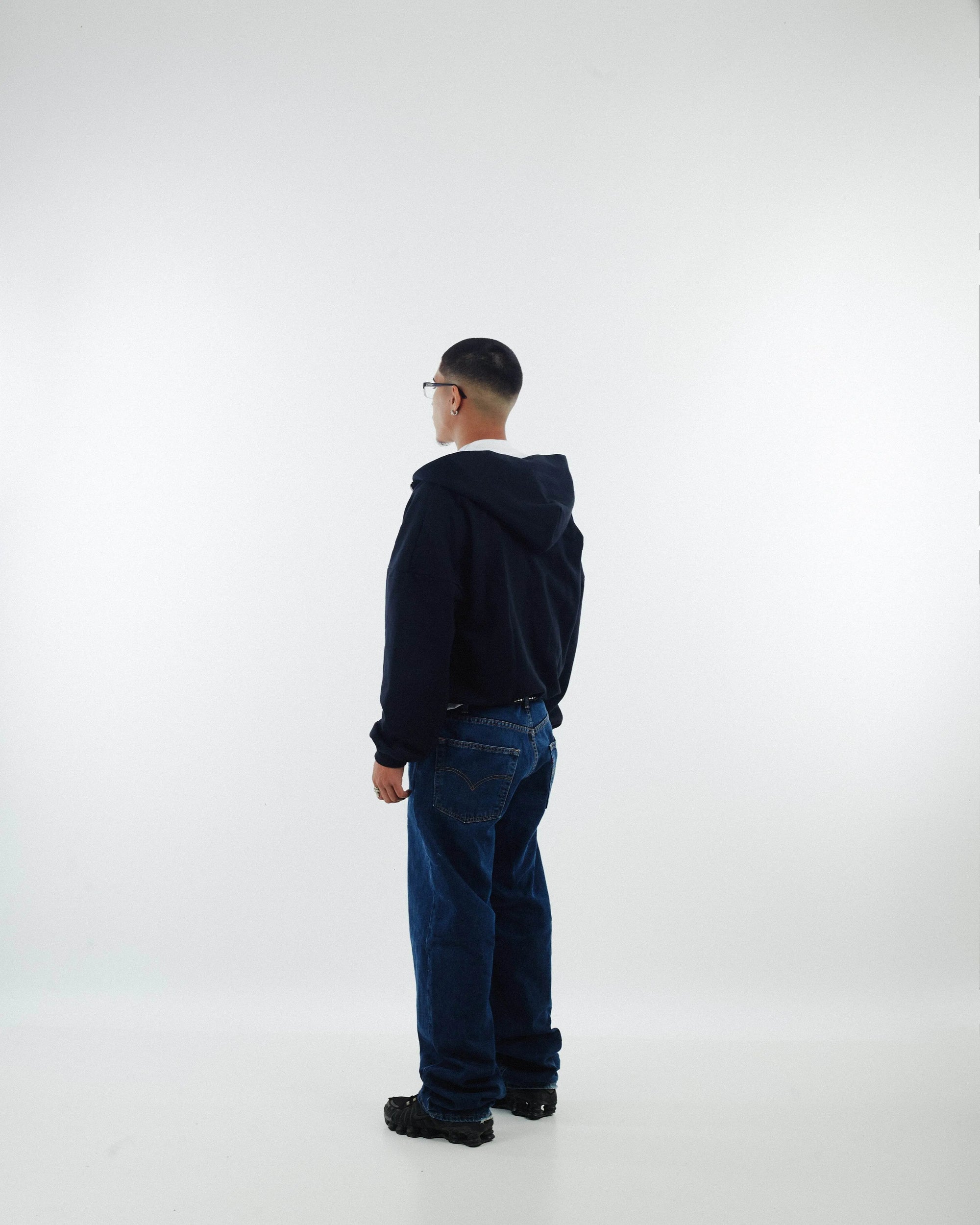 BOXY FIT ZIP UP HOODIE VL2 - humanmob.cl