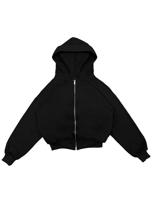 BOXY FIT ZIP UP HOODIE VL2