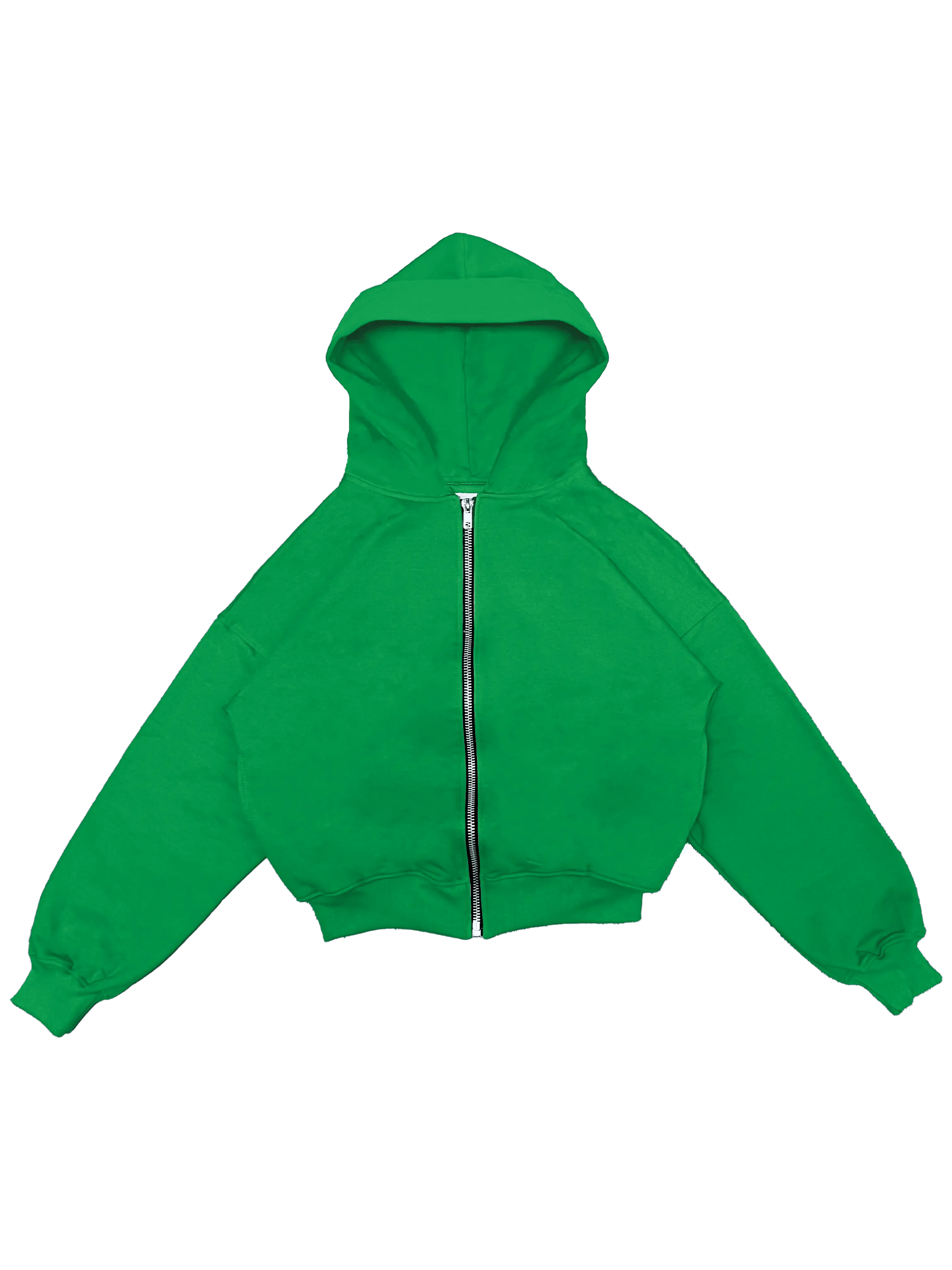 BOXY FIT ZIP UP HOODIE VL2 - humanmob.cl