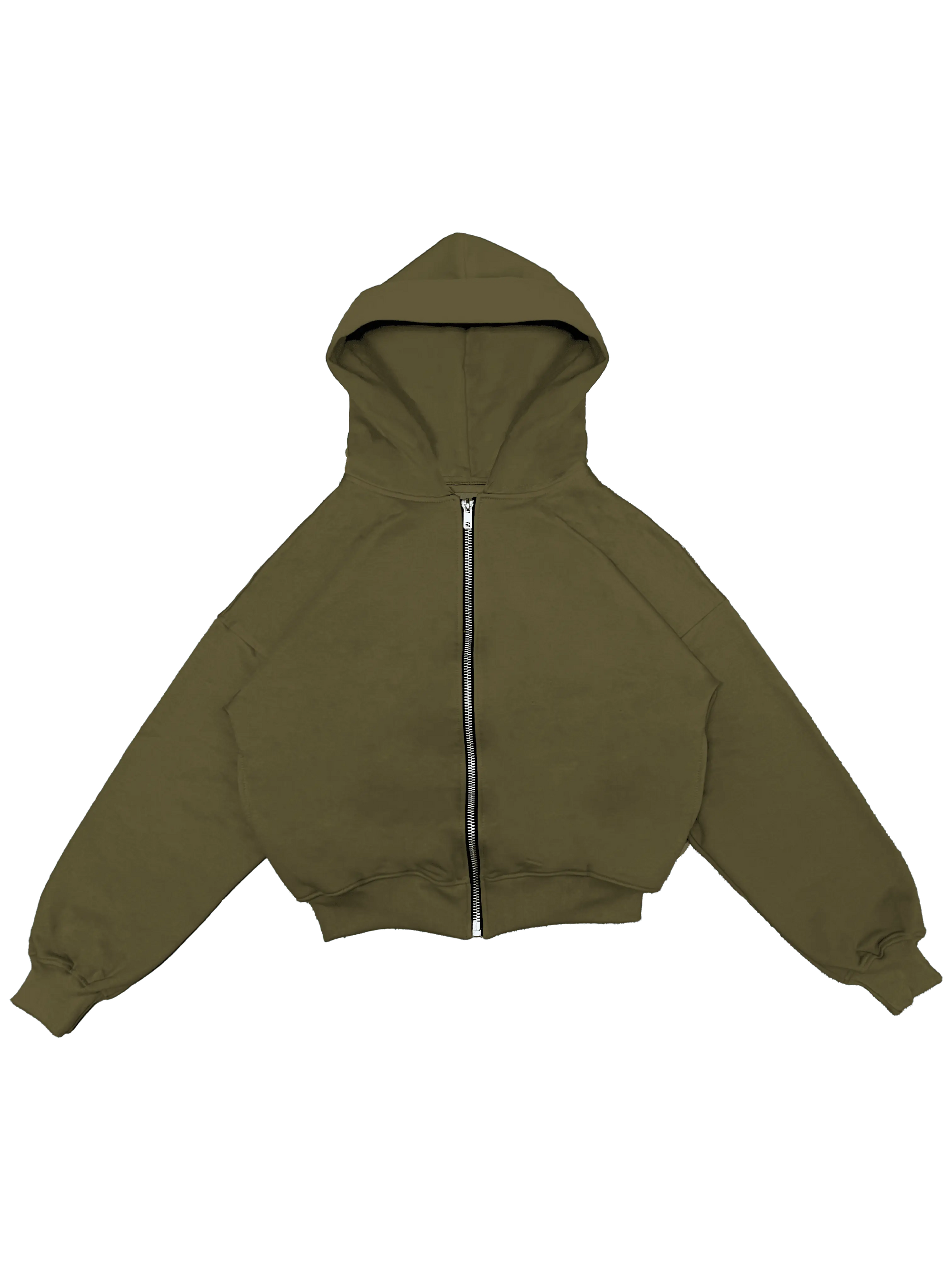 BOXY FIT ZIP UP HOODIE VL2
